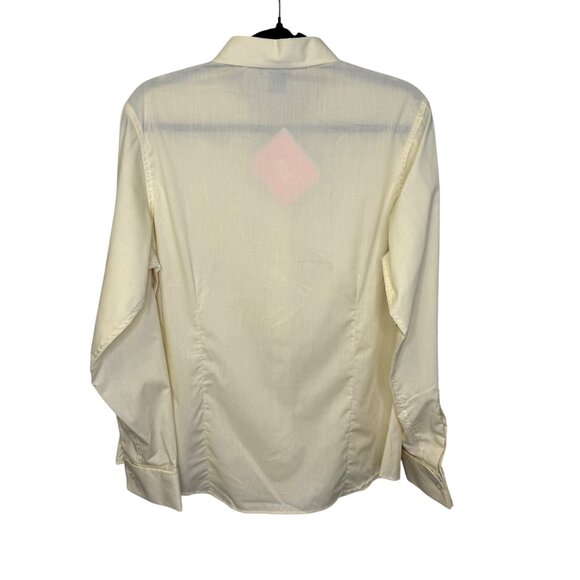 NWT Raw Blue Mens Size 2XL Pale Yellow Retro Vintage Style Button-Down Shirt - Picture 2 of 8